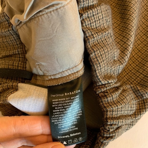 The Group by Babaton Jimmy Oversized bristle clay straight leg pants Sz  S NWOT - Picture 8 of 14